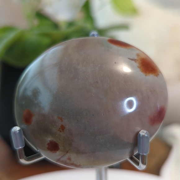 Polychrome Jasper Palm Stone - Picture 4 of 5